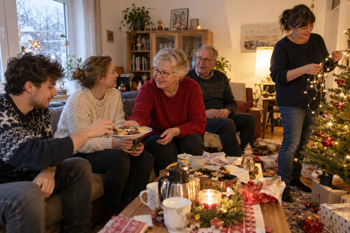 Nach Haus zu Weihnachten